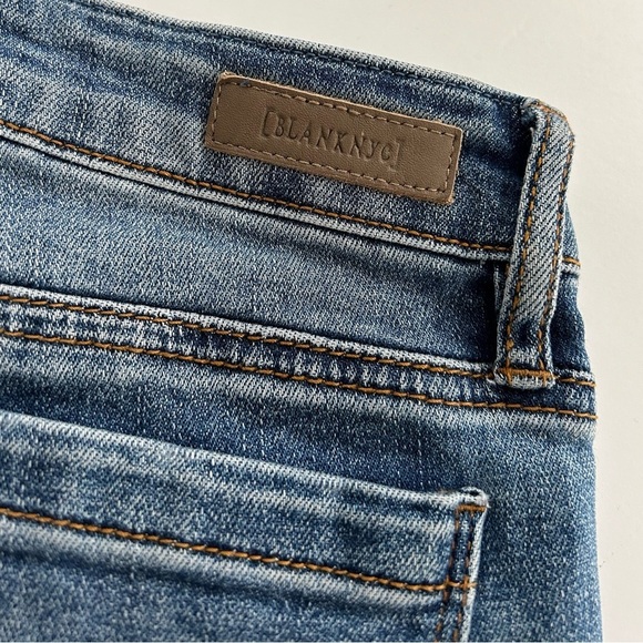 BLANKNYC Girls Tomboy Distressed Denim Cuffed Shorts, 10 - Picture 3 of 7